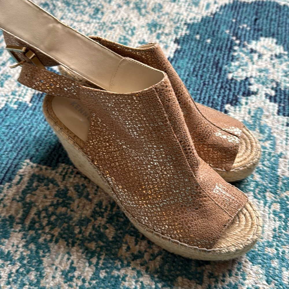 Kenneth Cole Gold Dust Espadrilles